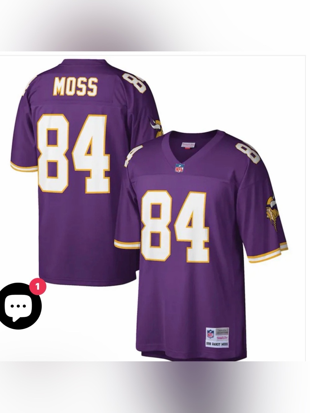 NFL Pro Vintage Randy Moss Jersey Size 3XL
